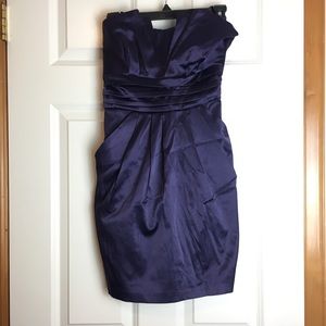 Strapless cocktail dress